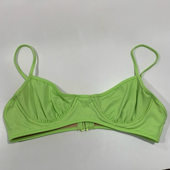 Nu Swim Pluto swim top in melon green size XL - Picture 2 of 6